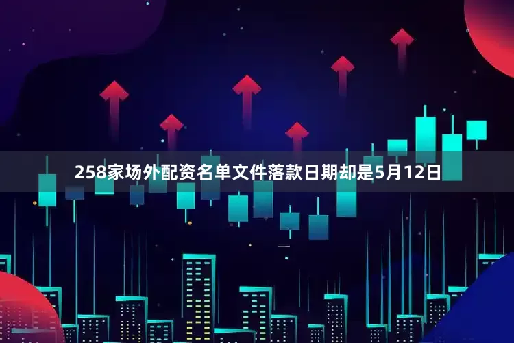 258家场外配资名单文件落款日期却是5月12日